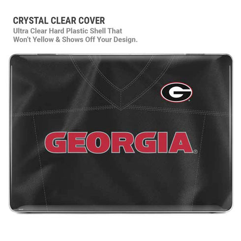 University of Georgia Black Jersey MacBook Air 15in (2023-2025) Case plus Skin